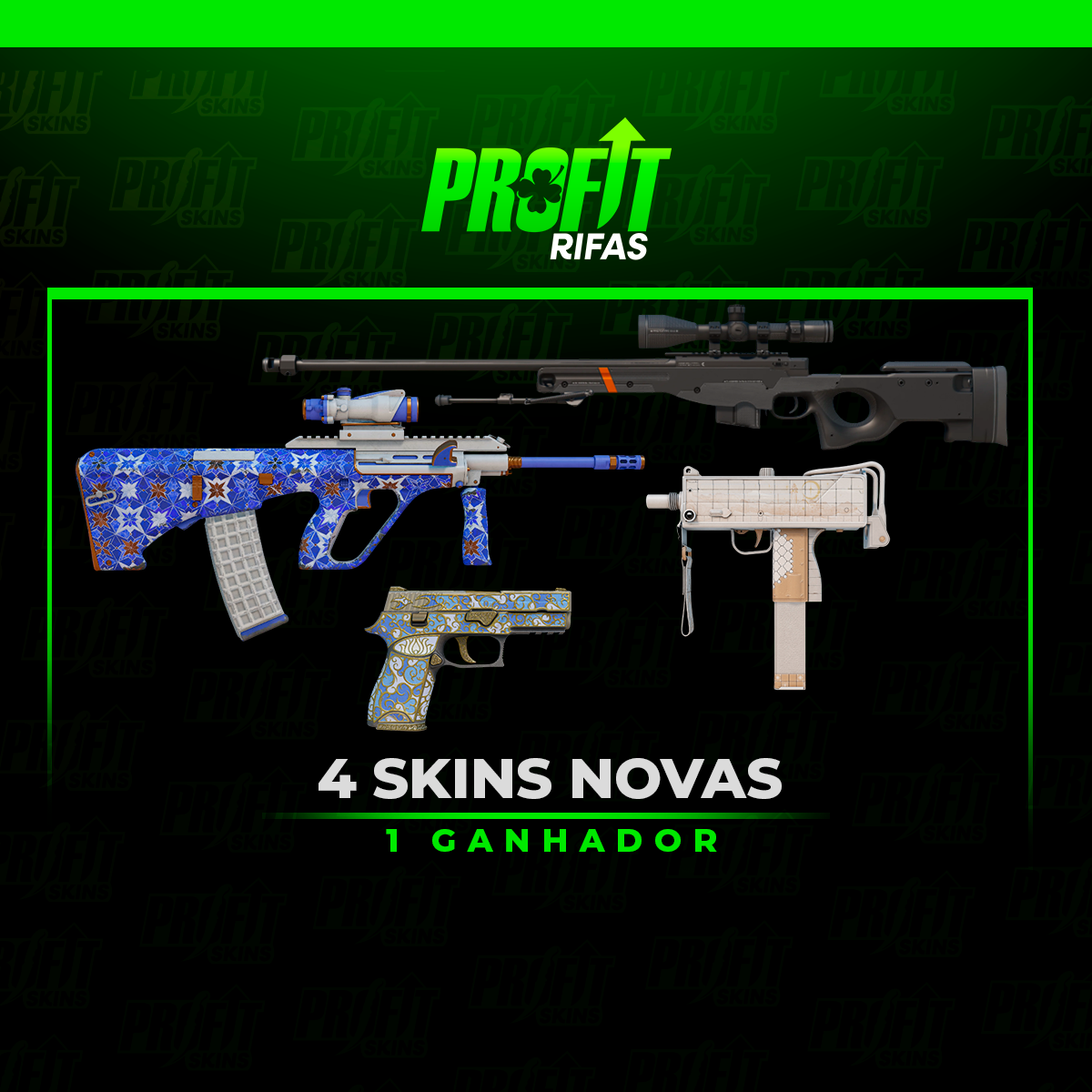 4 SKINS NOVAS